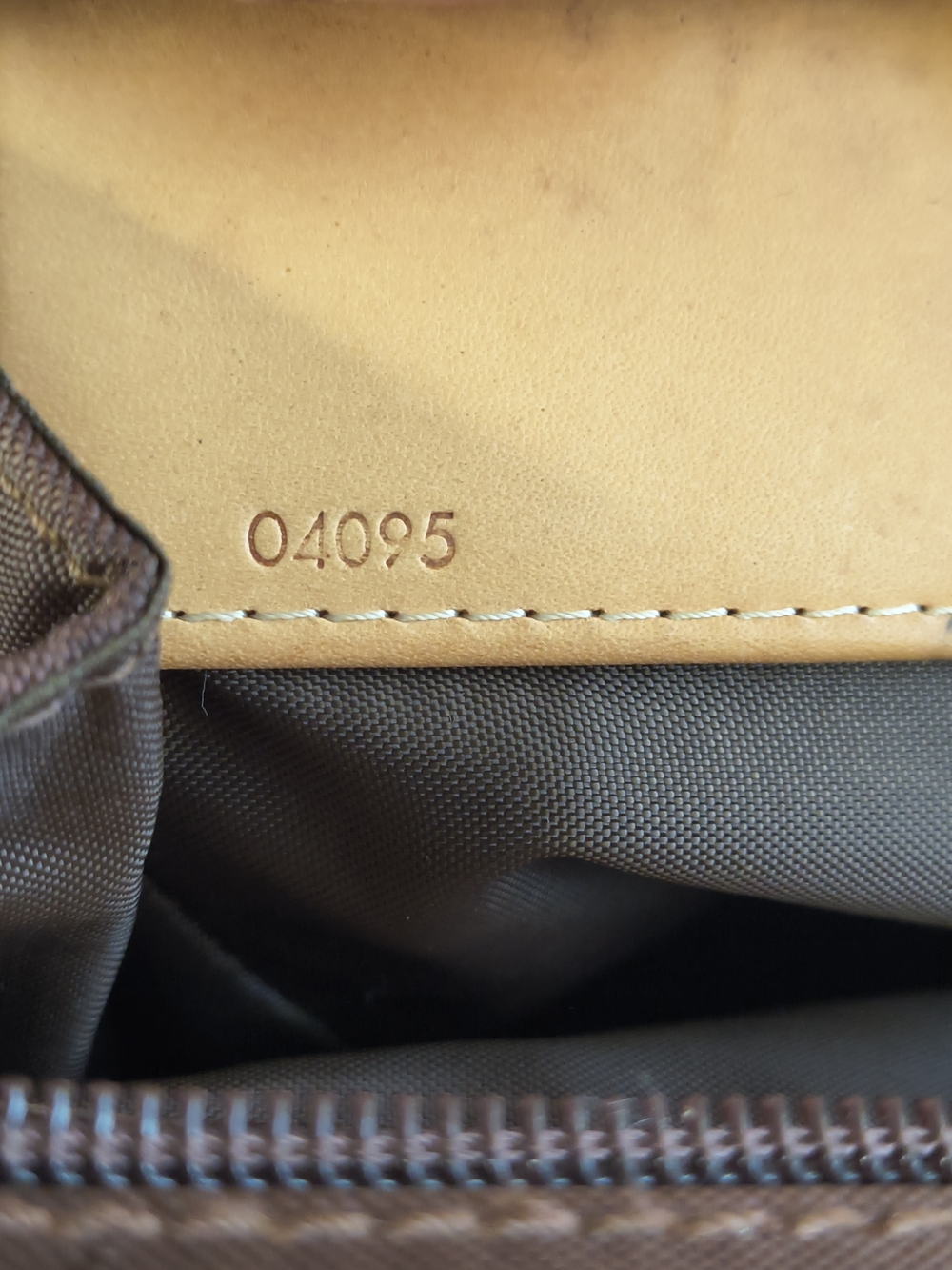 MCM Brown Logo Canvas Shoulder Tote with Gold Chain Handles - Picture 8 of 15